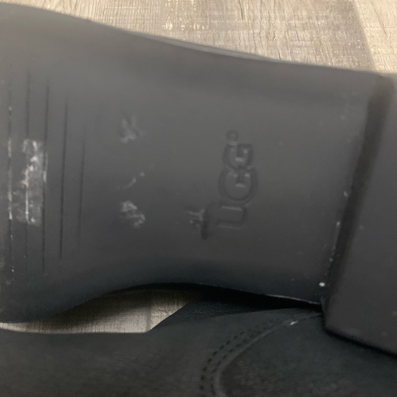 UGG Australia Womens Glee Black Ankle Boots Size 11 - Picture 5 of 10